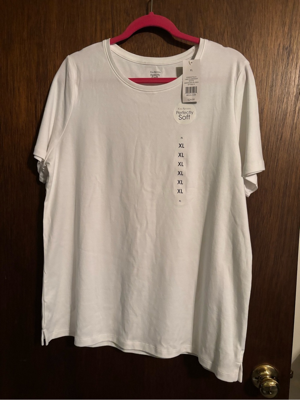 Kim Rogers White Short-Sleeve Crewneck Tee